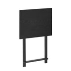 Set di 2 Tavolini Pieghevoli per TV, Tavolino da Divano Portatile, Tavolino da Snack Industriale, Salvaspazio Facile da Piegare Legno Rustico