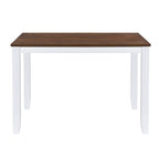 Set tavolo e sedie in legno da 5 pezzi, set tavolo da pranzo da cucina per 4 persone con tavolo rettangolare e 4 sedie imbottite con schienale a X