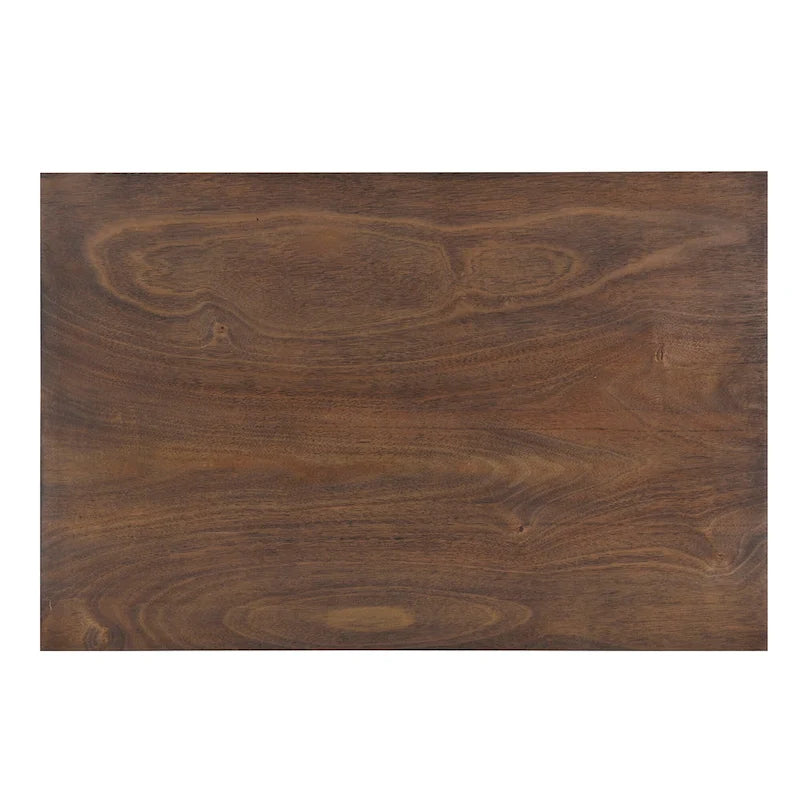 Set tavolo e sedie in legno da 5 pezzi, set tavolo da pranzo da cucina per 4 persone con tavolo rettangolare e 4 sedie imbottite con schienale a X