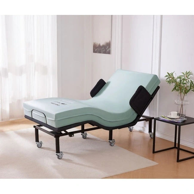 Struttura letto regolabile Twin XL e materasso da 15 cm - Letto a gravità zero con sponde laterali
