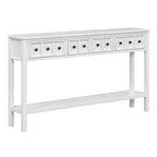 Consolle da ingresso rustica a 4 cassetti