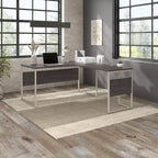 Scrivania a L ibrida 60W x 30D
