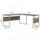 Scrivania a L ibrida 60W x 30D