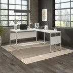 Scrivania a L ibrida 60W x 30D