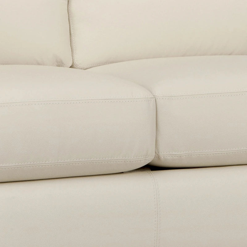 Set Divano e Divanetto Bryce in Pelle Italiana Primo Fiore