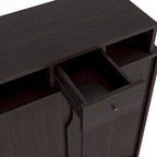 Scarpiera a 5 ripiani Espresso moderna