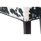 Sedie da pranzo Rexford Wingback in pelle imbottite con borchie, set da 2 - n/d