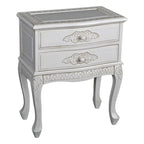 Tavolino Windsor intagliato con 2 cassetti