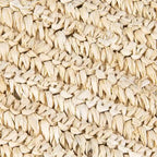 Pouf Ottomano Fatto a Mano in Rafia Naturale e Legno
