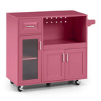 Carrello da cucina multifunzione con portasciugamani, ampio spazio di archiviazione