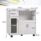 Carrello da cucina multifunzione con portasciugamani, ampio spazio di archiviazione