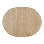 Set da pranzo 5 pezzi con tavolo rotondo allungabile e 4 sedie imbottite, Set da pranzo stile rustico