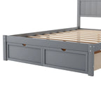 Letto a piattaforma moderno con cassetto sottoletto