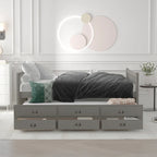Divano letto full size con letto estraibile singolo