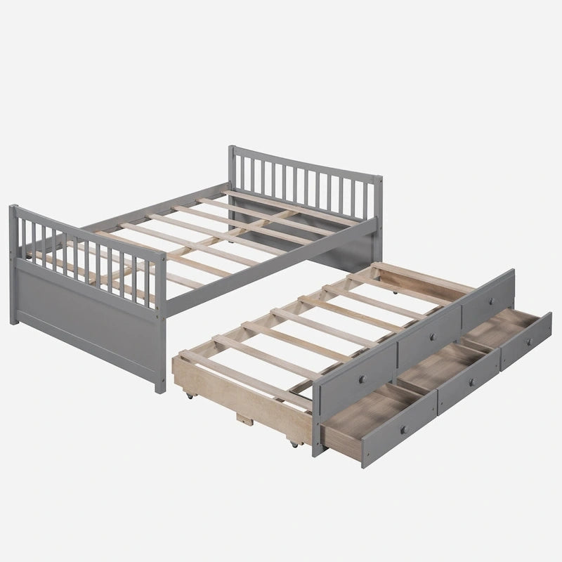 Divano letto full size con letto estraibile singolo