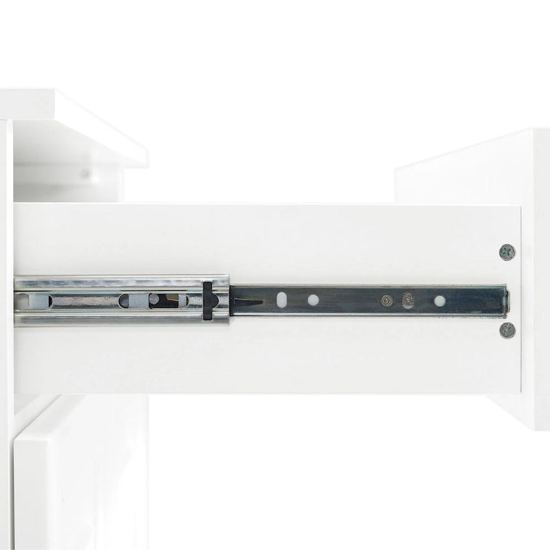 Set credenza e dispensa con anta in vetro Stanton 3 pezzi