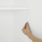 Set credenza e dispensa con anta in vetro Stanton 3 pezzi