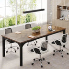 Scrivania direzionale da 70,8 pollici, grande scrivania da ufficio per computer