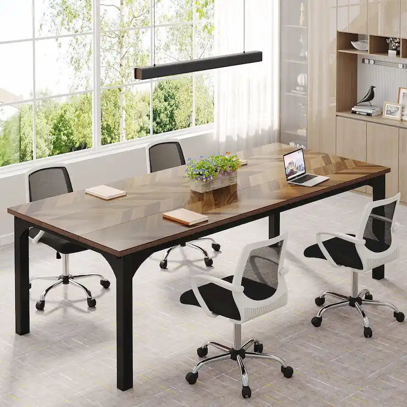 Scrivania direzionale da 70,8 pollici, grande scrivania da ufficio per computer