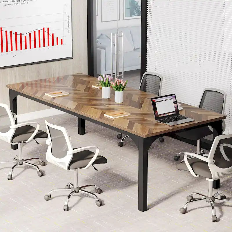 Scrivania direzionale da 70,8 pollici, grande scrivania da ufficio per computer