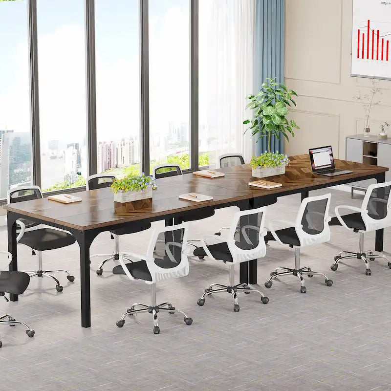 Scrivania direzionale da 70,8 pollici, grande scrivania da ufficio per computer