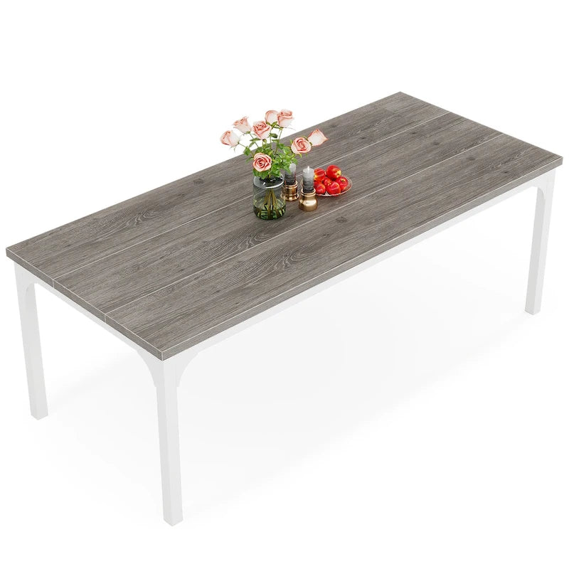 Scrivania direzionale da 70,8 pollici, grande scrivania da ufficio per computer