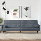 Divano Letto Convertibile con Cuscini - 85 x 35 x 27.6