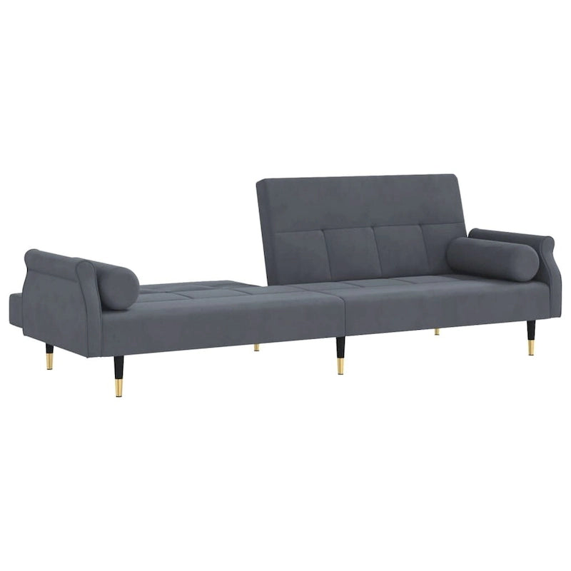Divano Letto Convertibile con Cuscini - 85 x 35 x 27.6