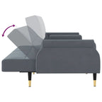 Divano Letto Convertibile con Cuscini - 85 x 35 x 27.6