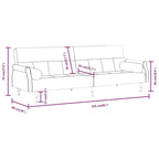 Divano Letto Convertibile con Cuscini - 85 x 35 x 27.6