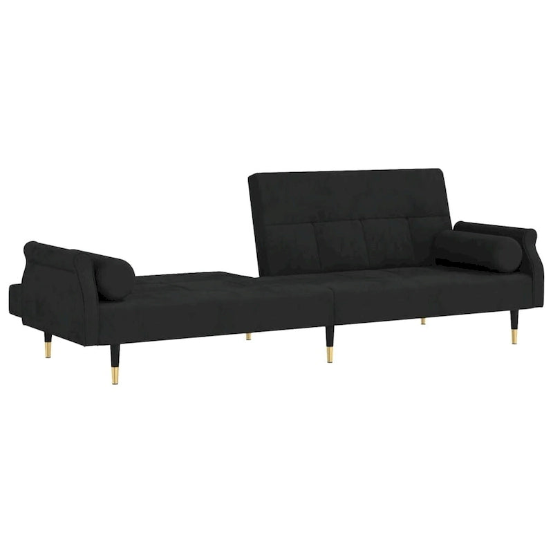 Divano Letto Convertibile con Cuscini - 85 x 35 x 27.6