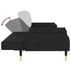 Divano Letto Convertibile con Cuscini - 85 x 35 x 27.6