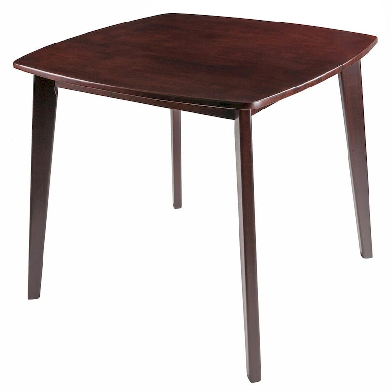 Pauline Dining Table, Walnut - 34.02 x 34.02 x 29.33 inches