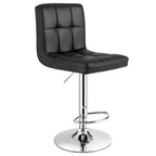 Set tavolo da pub 3 pezzi con tavolo rotondo da 60 cm e 2 sgabelli da bar regolabili