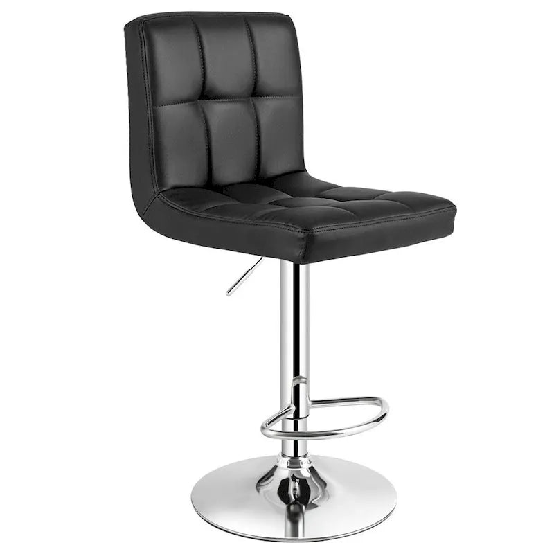 Set tavolo da pub 3 pezzi con tavolo rotondo da 60 cm e 2 sgabelli da bar regolabili