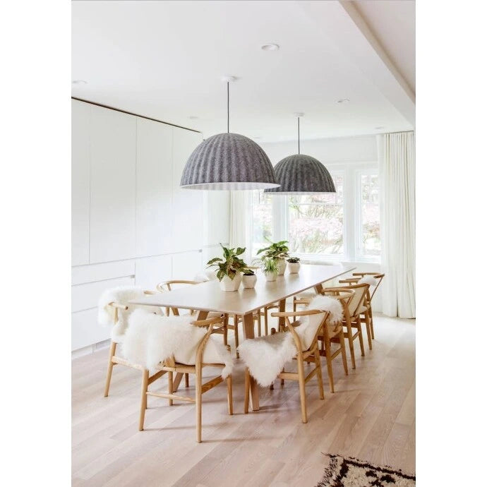 Set di 2 sedie da pranzo moderne in legno naturale con braccioli a Y e schienale, seduta in canapa, per casa, ristorante, ufficio, scrivania, cucina