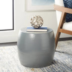 Tavolino Helaine Silver Round - 15 L x 15 P x 16 H - 15Lx15Px16H