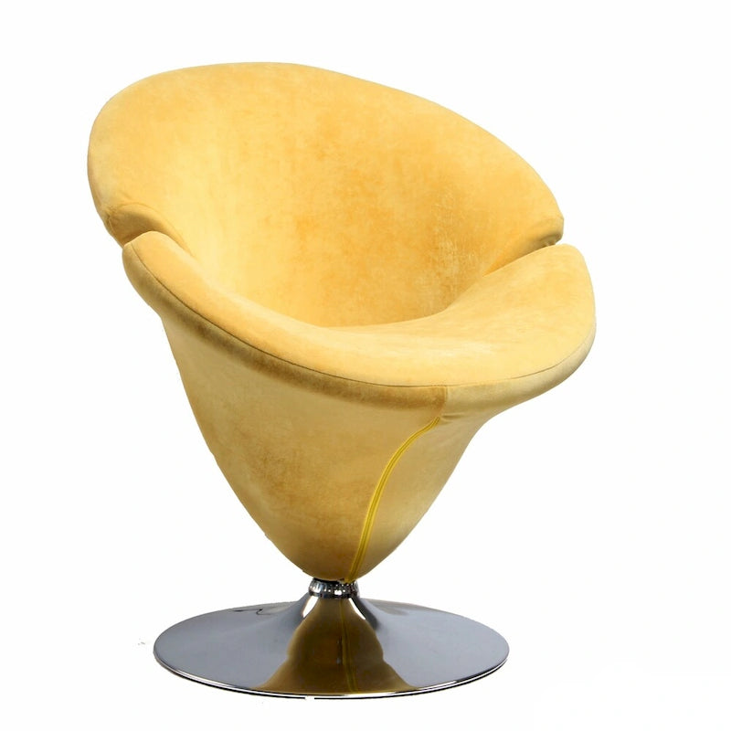 Sedia relax in microfibra Tulip