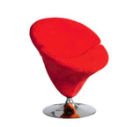 Sedia relax in microfibra Tulip
