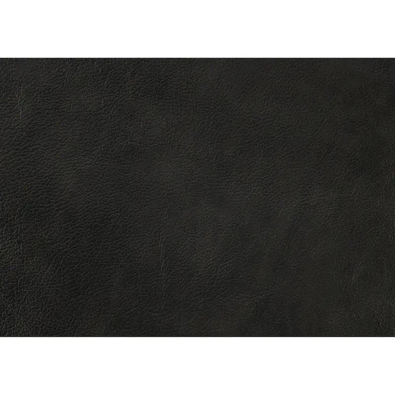 Divanetto 60 pollici - Vera pelle grigia e similpelle con struttura in legno massello