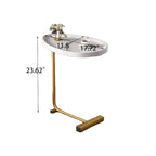 2 comodini a C bianchi, tavolino, comodino per divano e letto