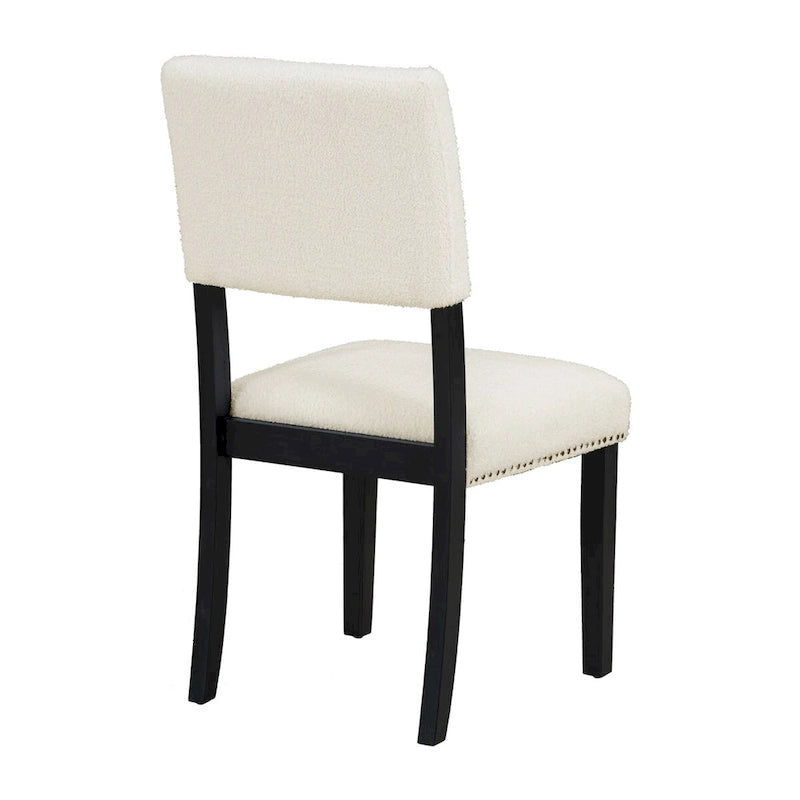 Set tavolo da pranzo rotondo moderno da 5 pezzi