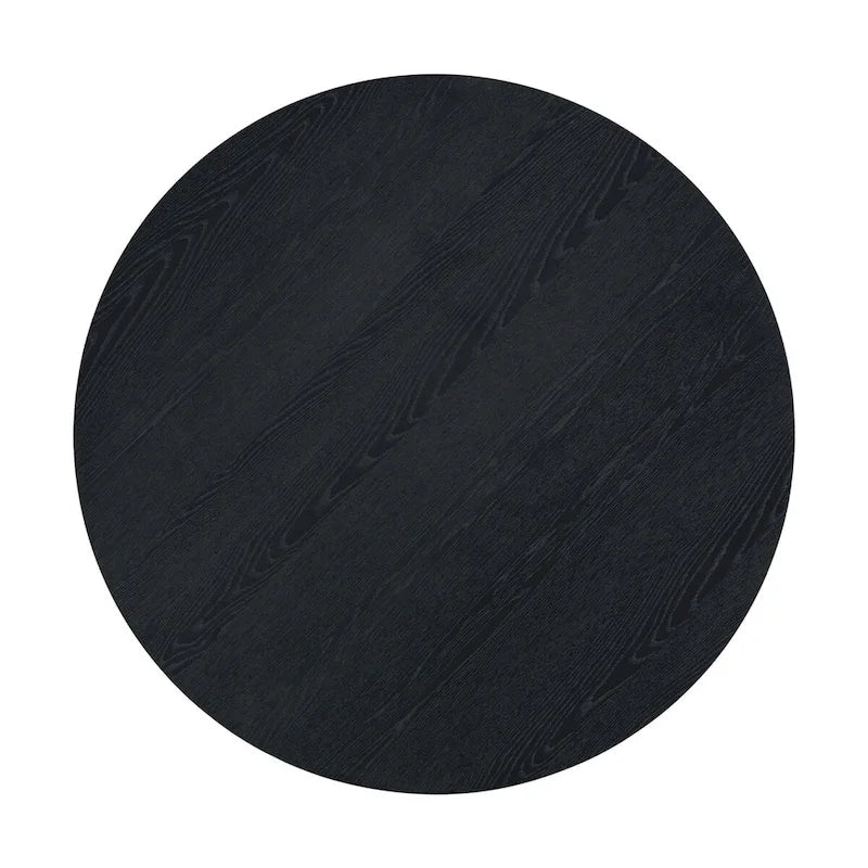 Set tavolo da pranzo rotondo moderno da 5 pezzi