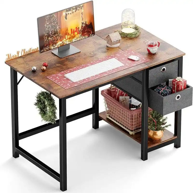 Scrivania per computer con cassetti